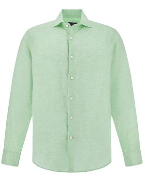 Paul & Shark Soffio Linen Shirt - Green