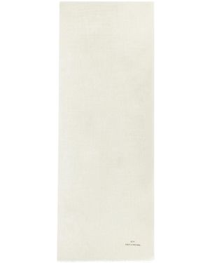 Paul & Shark Cotton Scarf With Striped Pattern - Natural