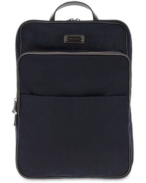 Paul & Shark Cashmere Backpack With Leather Trims - Blue