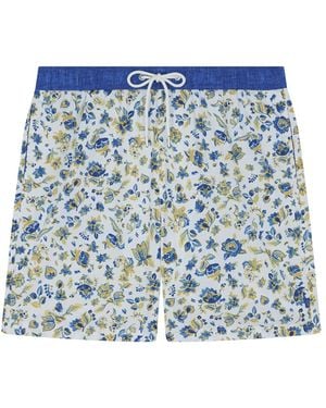 Paul & Shark Costume Da Bagno Con Stampa Floreale, Uomo, Taglia - Blu