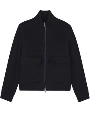 Paul & Shark Wool And Cashmere Hybrid Blouson - Blue