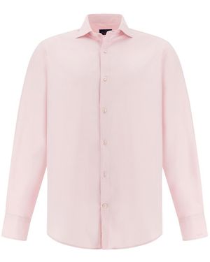 Paul & Shark Soffio Cotton Twill Shirt - Pink