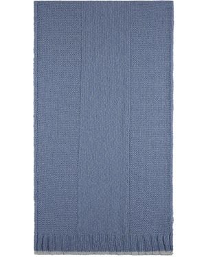 Paul & Shark Wool Cashmere Scarf, Forever - Blue