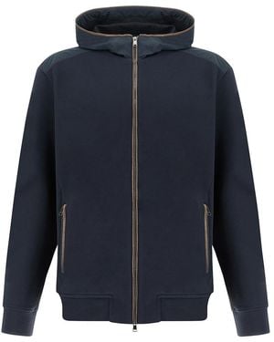 Paul & Shark X‑Soft Zip‑Up Sweatshirt - Blue