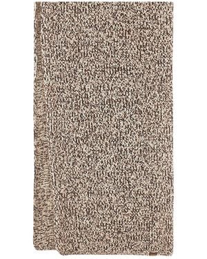 Paul & Shark Wool And Alpaca Scarf, After Dark - Brown