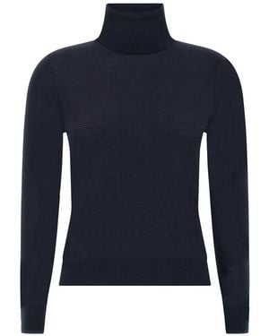 Paul & Shark Merino Wool Turtleneck Jumper - Blue