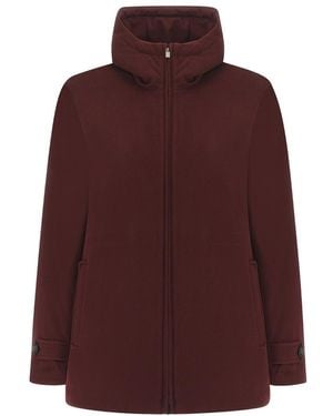 Paul & Shark Cashmere Parka - Purple