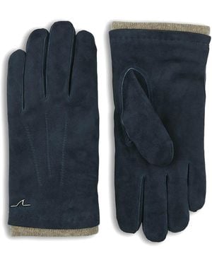 Paul & Shark Handschuhe Aus Wildleder, Mann, Größe - Blau