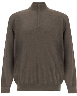 Paul & Shark Maglia Mezza Zip - Grigio