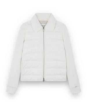 Paul & Shark Hybrid Zip-Up Blouson - White
