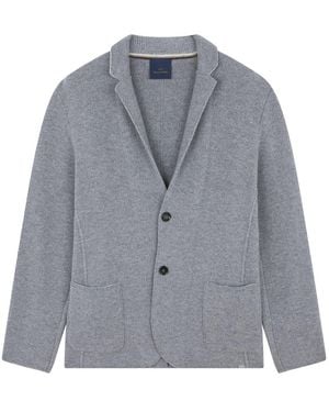 Paul & Shark Merino Wool Blazer - Grey