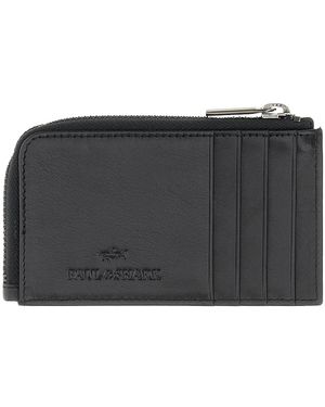 Paul & Shark Leather Wallet - Black