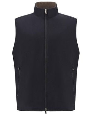 Paul & Shark Wool Gilet - Blue
