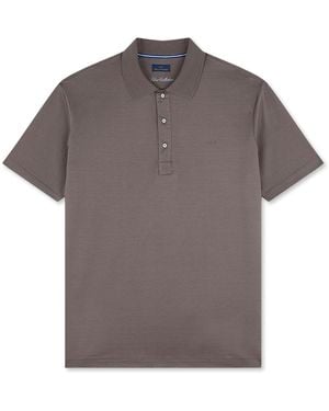 Paul & Shark Perlé Cotton Jersey Polo - Gray
