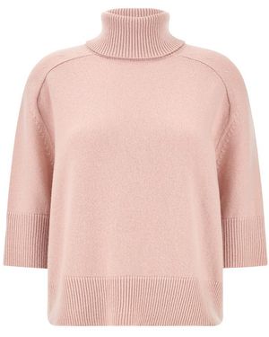 Paul & Shark Wool And Cashmere Turtleneck Jumper - Pink