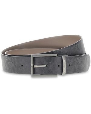 Paul & Shark Eclisse Reversible Leather Belt - Multicolour
