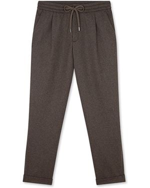 Paul & Shark Hose Aus Wollmischung Mit Bundfalte, Mann, Größe - Grau