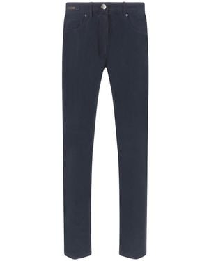 Paul & Shark Stretch Cotton 5-Pocket Trousers - Blue