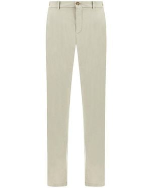 Paul & Shark Bellagio Stretch Cotton Trousers - Natural