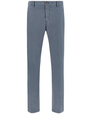 Paul & Shark Bellagio Stretch Cotton Trousers - Blue