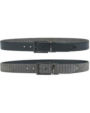 Paul & Shark Reversible Suede Belt - Green