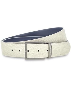 Paul & Shark Eclisse Reversible Leather Belt - Multicolour