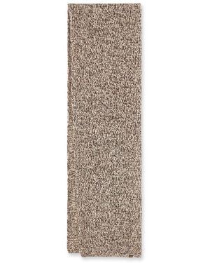 Paul & Shark Wool And Alpaca Scarf, After Dark - Brown