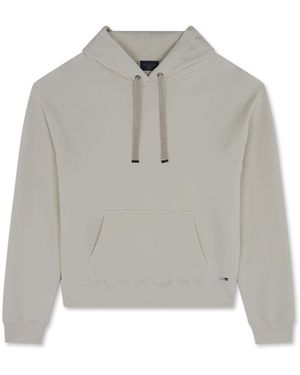 Paul & Shark Kapuzenpullover Aus Active Fleece-Baumwolle, Frau, Größe - Grau