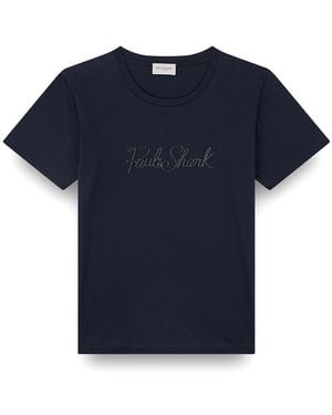 Paul & Shark X-Soft Cotton Jersey T-Shirt With Logo Embroidery - Blue