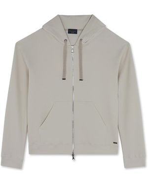 Paul & Shark Active Fleece Baumwoll-Zip-Up-Sweatshirt, Frau, Größe - Grau