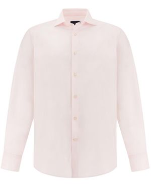 Paul & Shark Cotton Poplin Shirt Soffio - White
