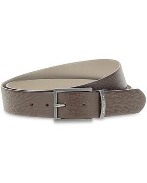 Paul & Shark Eclisse Reversible Leather Belt - Multicolour