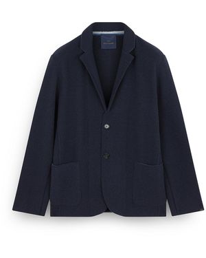 Paul & Shark Merino Wool Blazer - Blue
