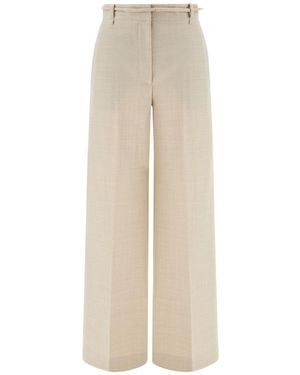 Paul & Shark Palazzo Pants - Natural