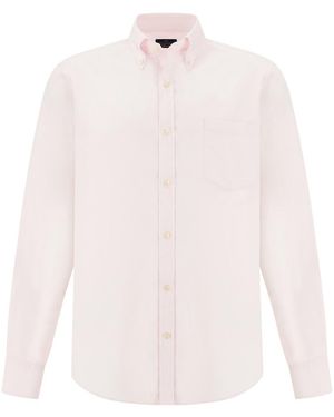 Paul & Shark Cotton Poplin Shirt Soffio - White