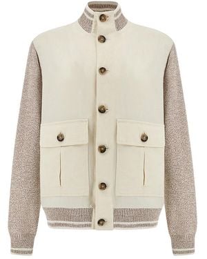 Paul & Shark Hybrid Bomber - White