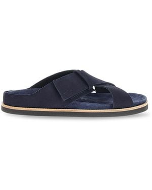 Paul & Shark Slip‑On Sandals - Blue