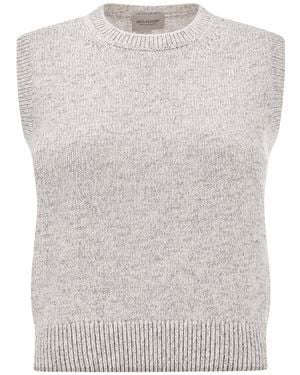 Paul & Shark Wool And Cashmere Top, Snow - Multicolour