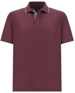 Paul & Shark Aqua Touch Cotton Polo Shirt - Purple