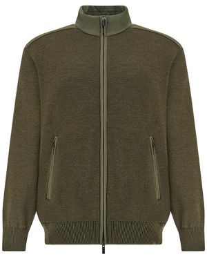 Paul & Shark Zip-Up Jumper - Green