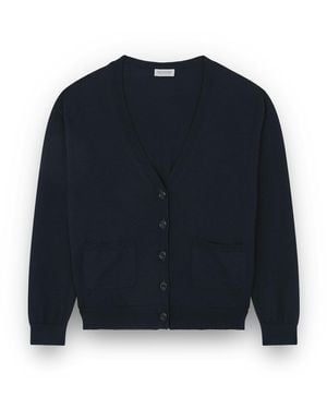 Paul & Shark Wool And Cashmere Cardigan - Blue