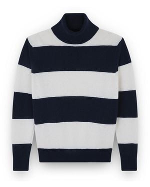 Paul & Shark Rollkragenpullover Aus Wolle Und Kaschmir, Frau, Größe - Blau