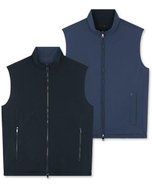 Paul & Shark Typhoon Platinum Double Face Vest - Blue