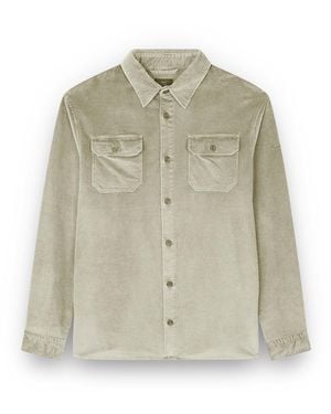 Paul & Shark Velvet Overshirt - Green