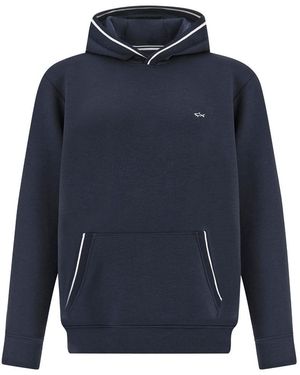 Paul & Shark Supima Cotton Hoodie - Blue