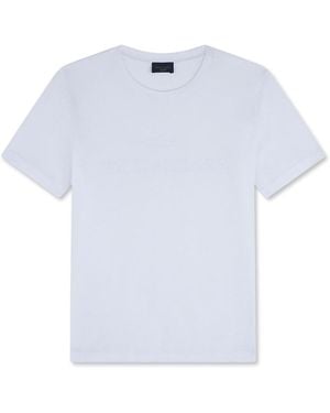 Paul & Shark Cotton Jersey T-Shirt With Logo Embroidery - Blue