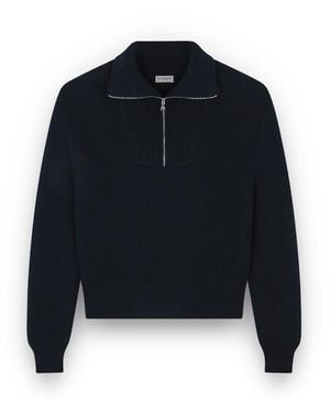 Paul & Shark Maglia Mezza Zip - Blu