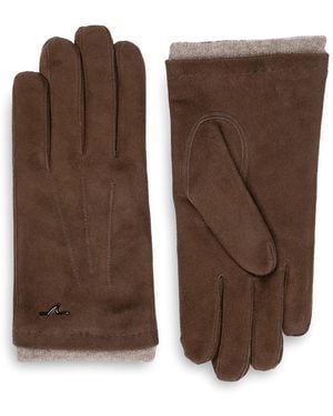 Paul & Shark Handschuhe Aus Wildleder, Mann, Größe - Braun