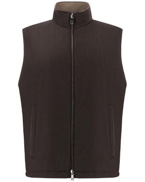 Paul & Shark Reversible Gilet - Black