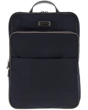 Paul & Shark Cashmere Backpack With Leather Trims - Blue